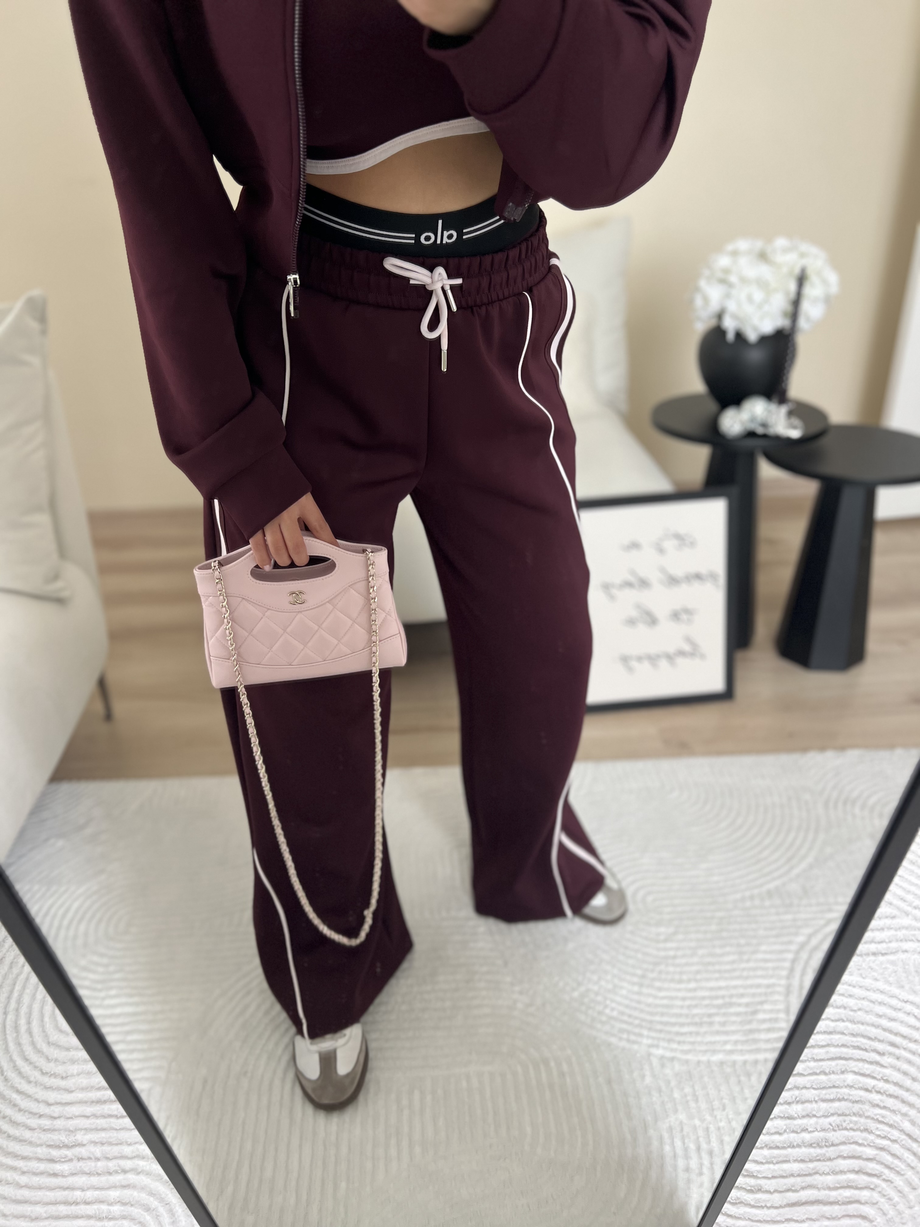 Premium Bordo Model Kabartma Baskılı 3'lü Takım thumbnail 3