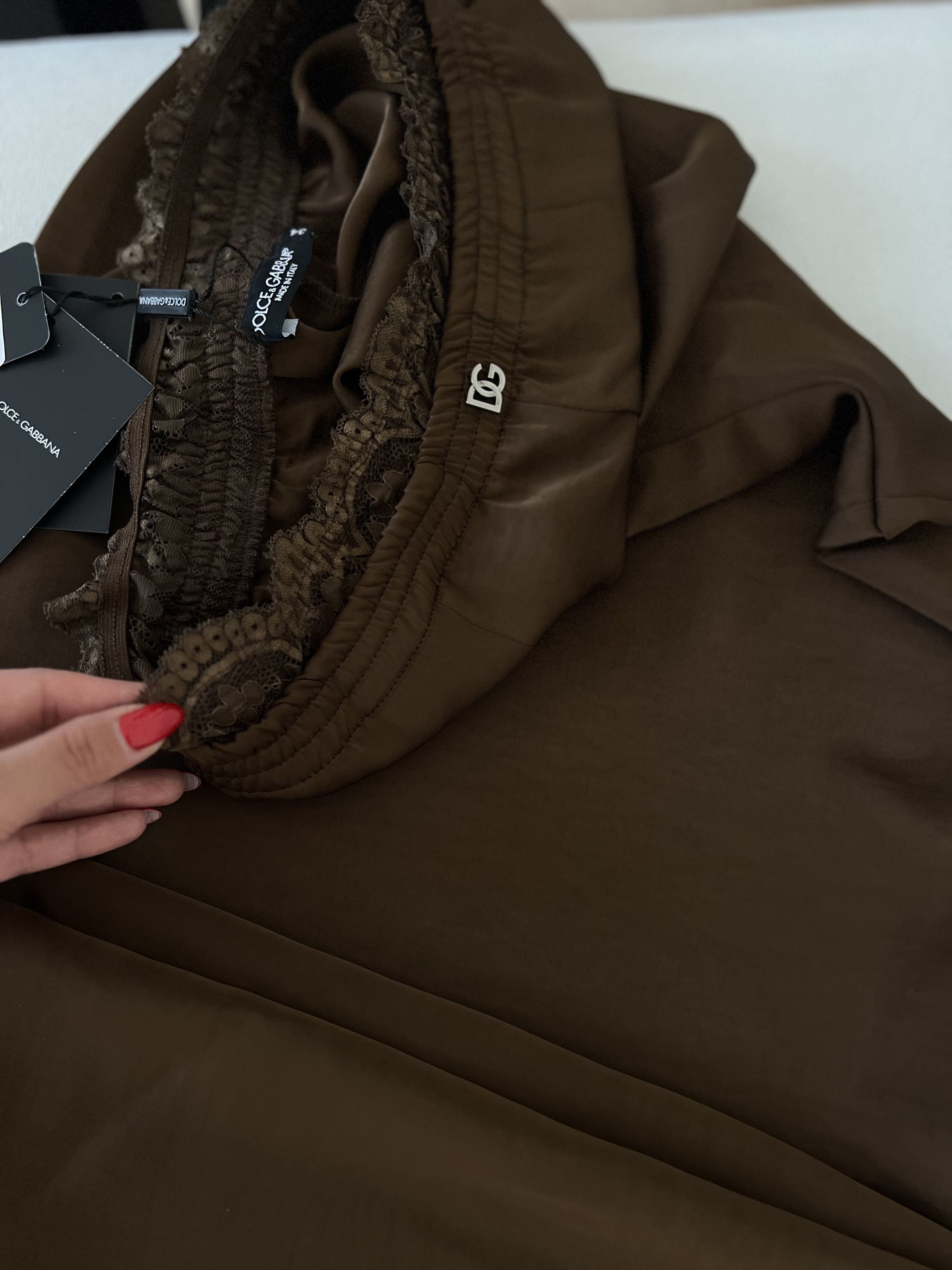 Premium saten dökümlü pantolon thumbnail 4