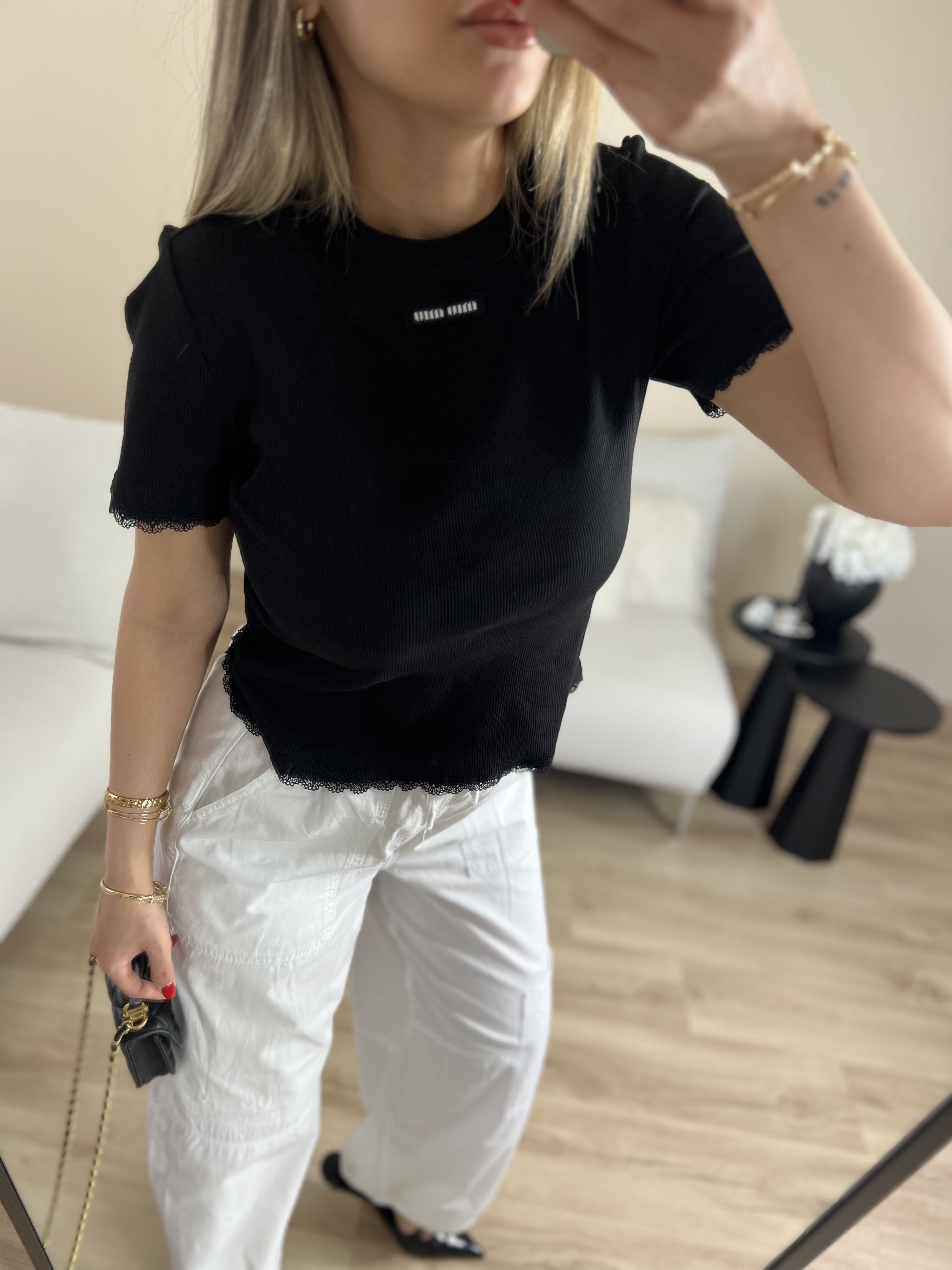 Premium siyah bluz - Siyah