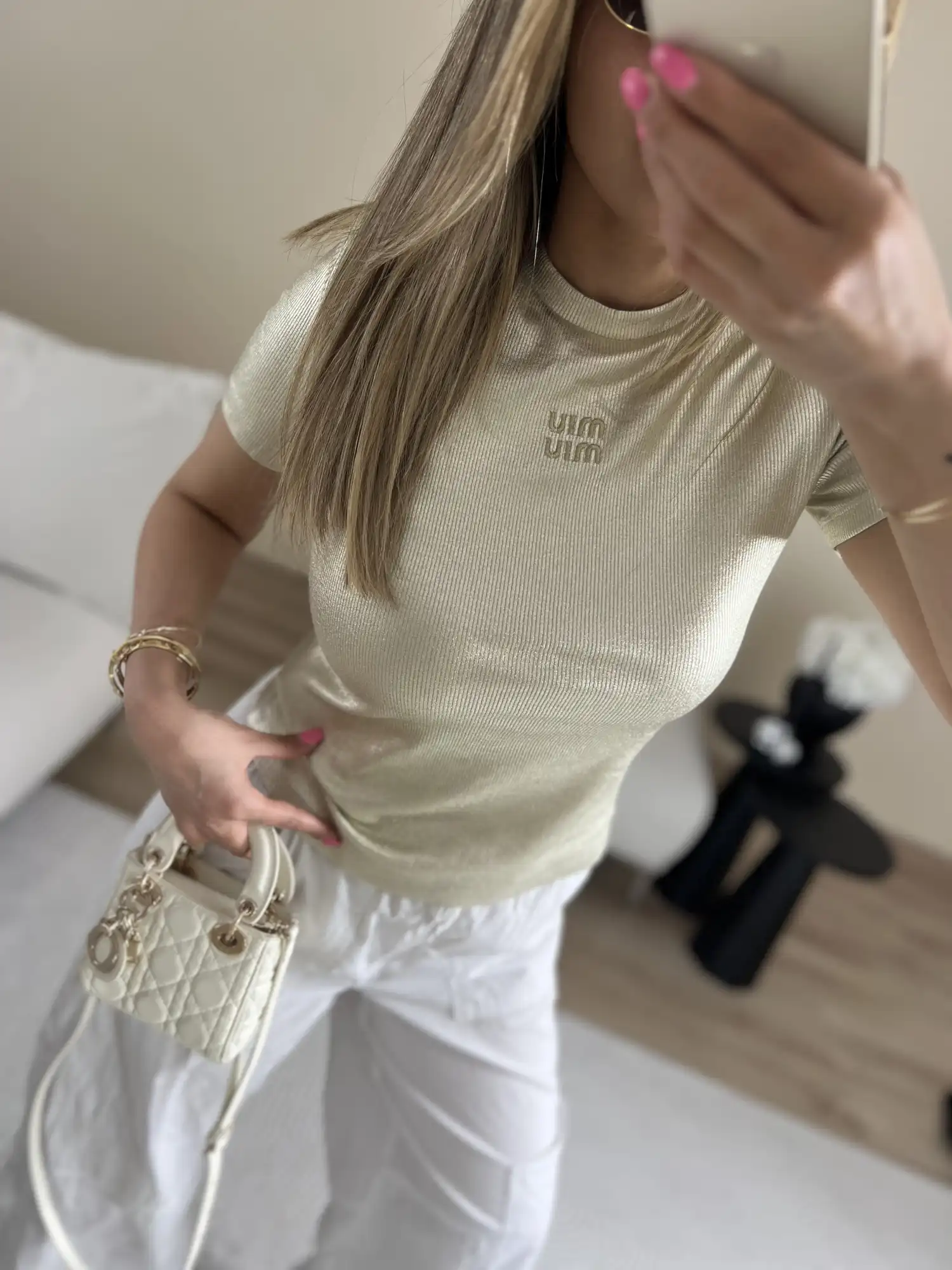 Premium Gold baskılı Tşört