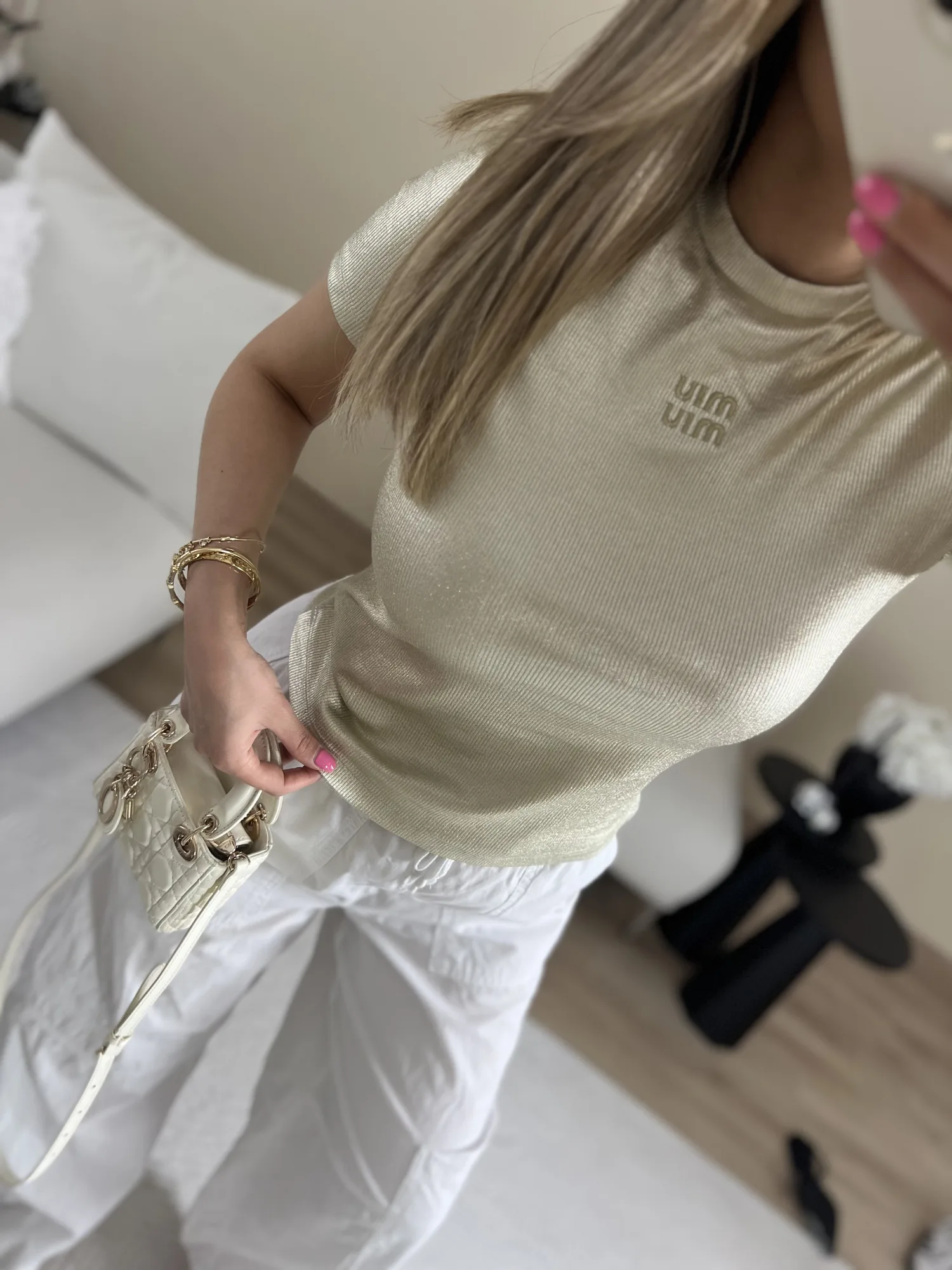 Premium Gold baskılı Tşört 5