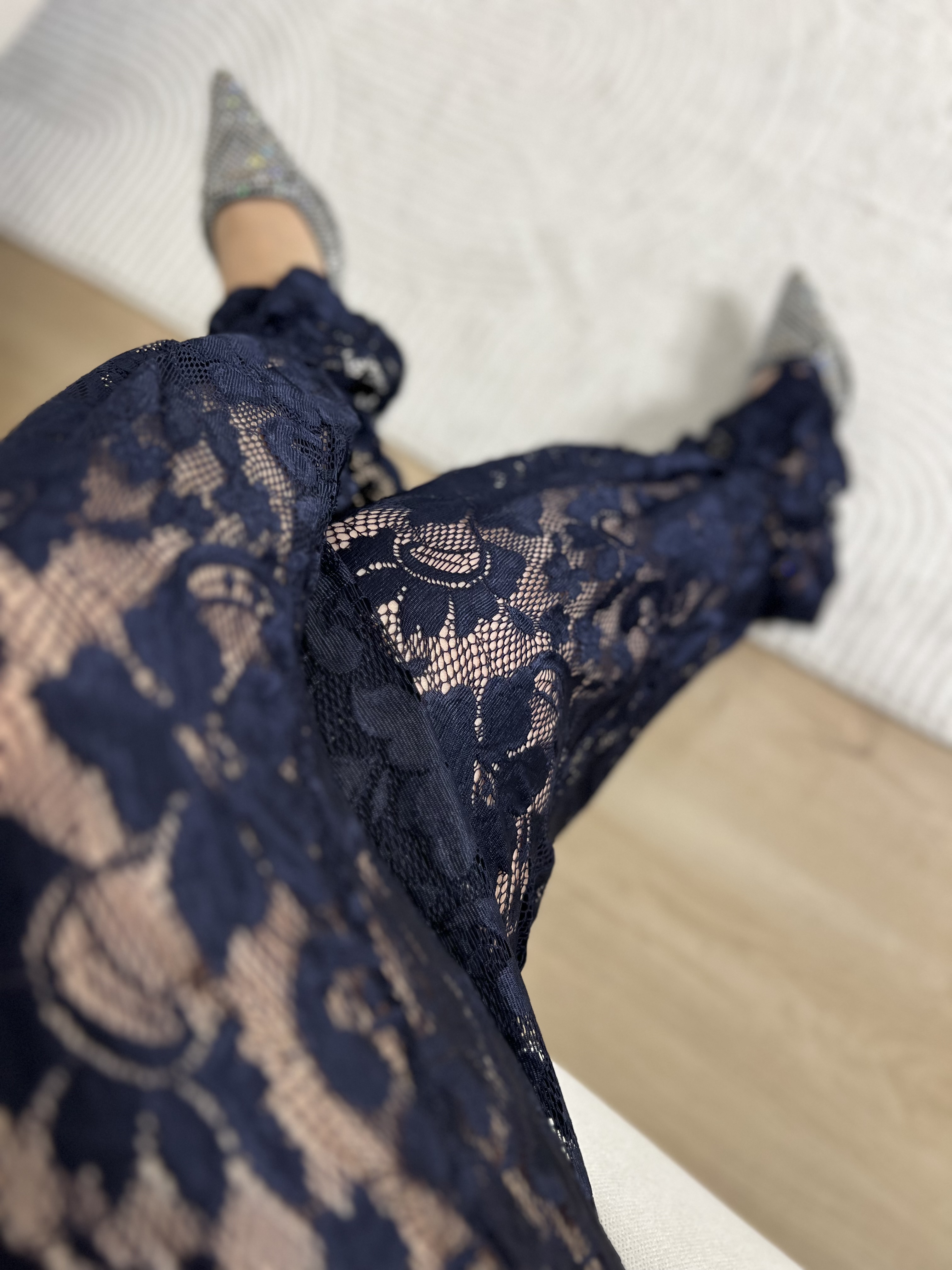 Premium Dantel pantolon gömlek takım thumbnail 3