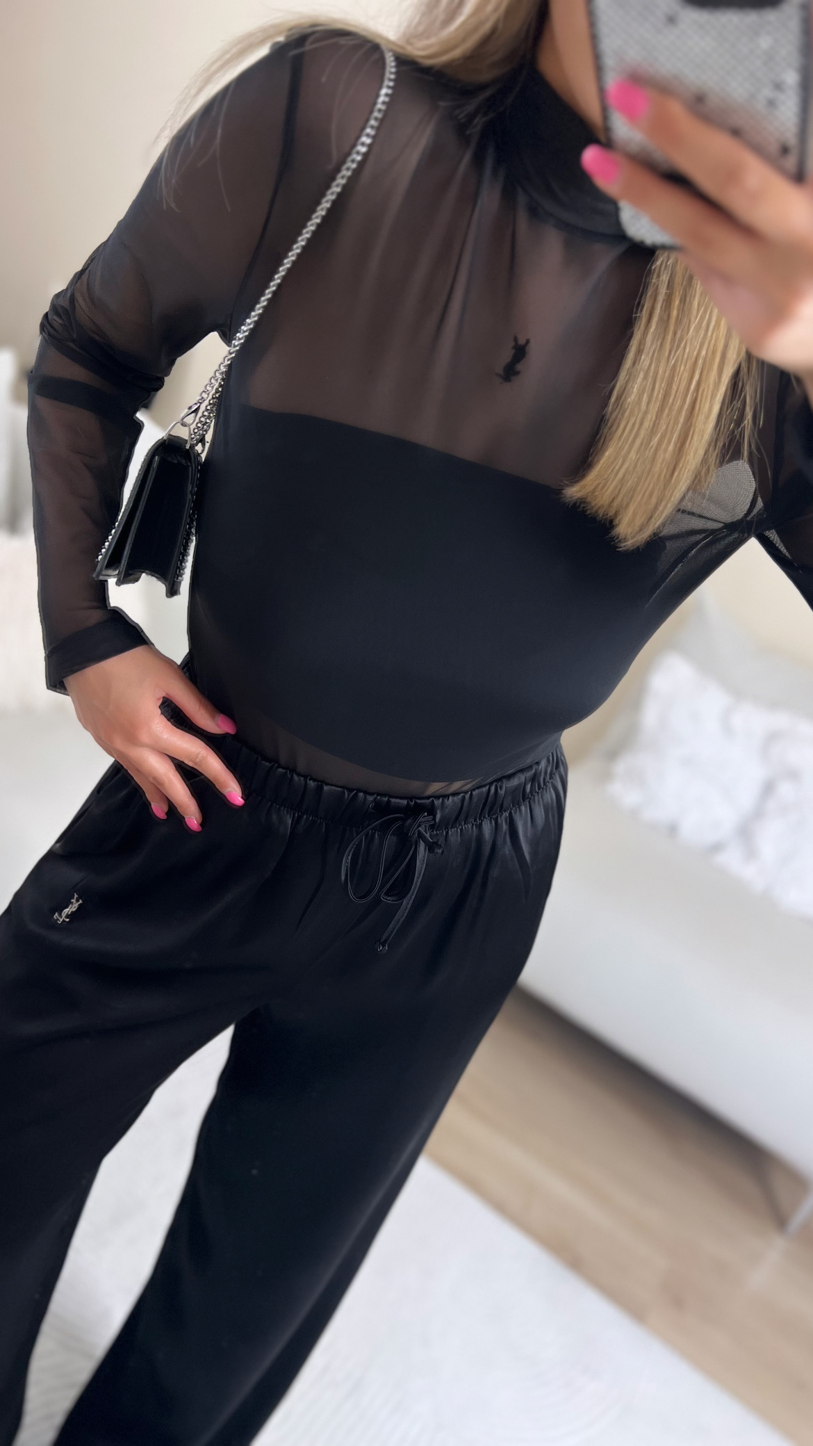 Premium Transparan bluz thumbnail 1