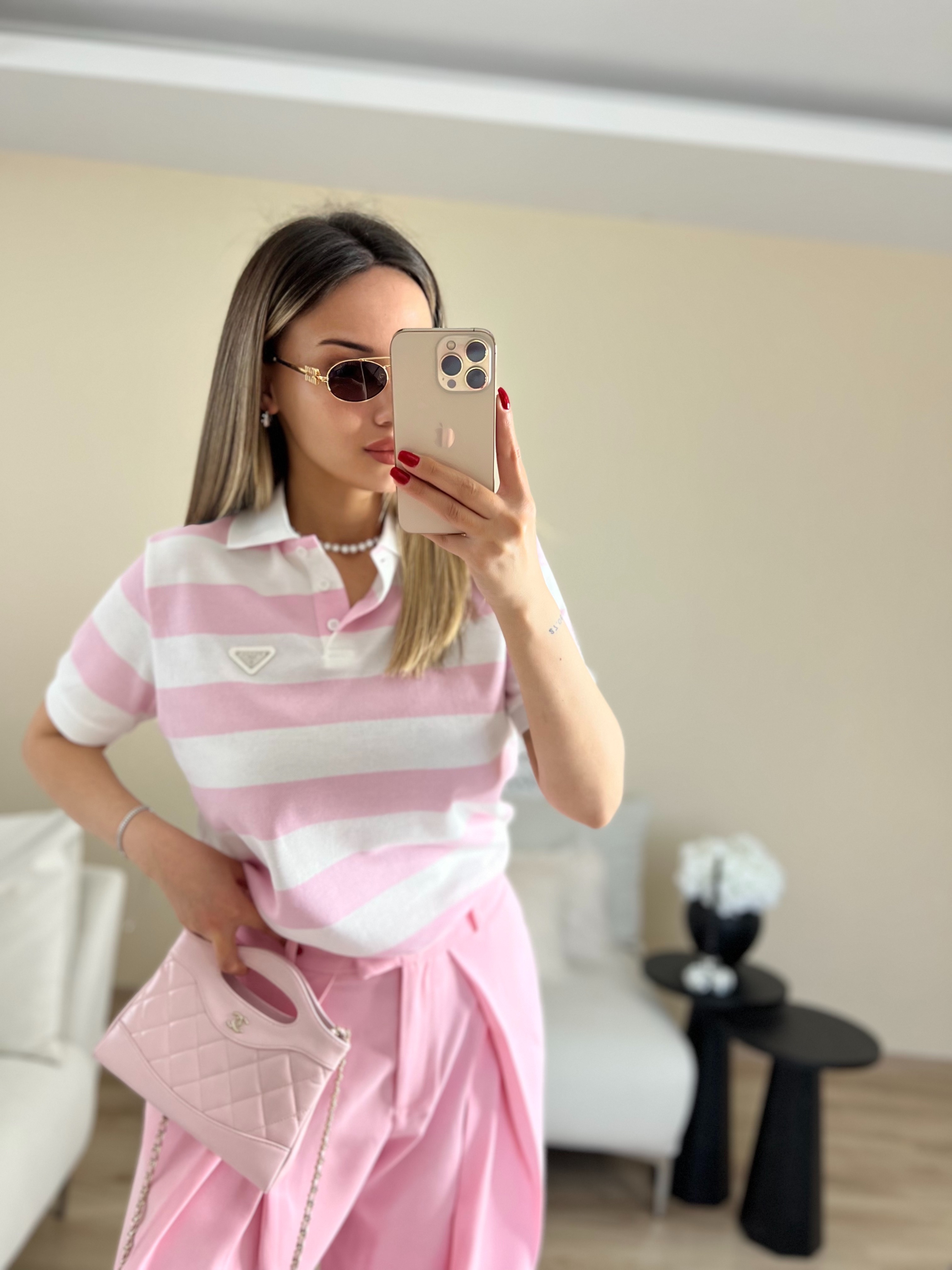 Premium pembe bluz thumbnail 2