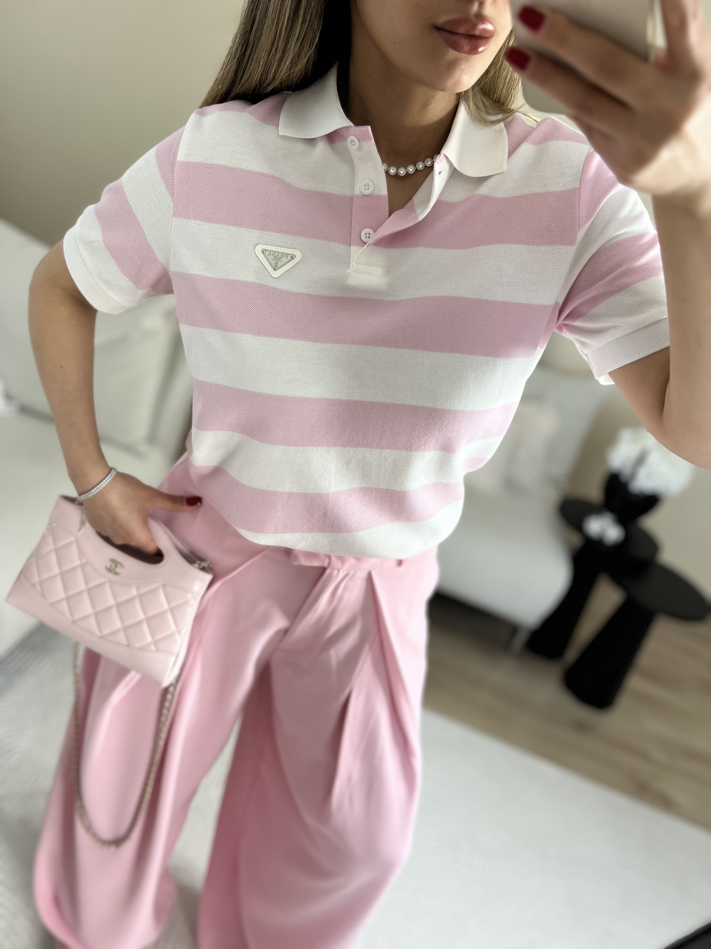 Premium pembe bluz thumbnail 4