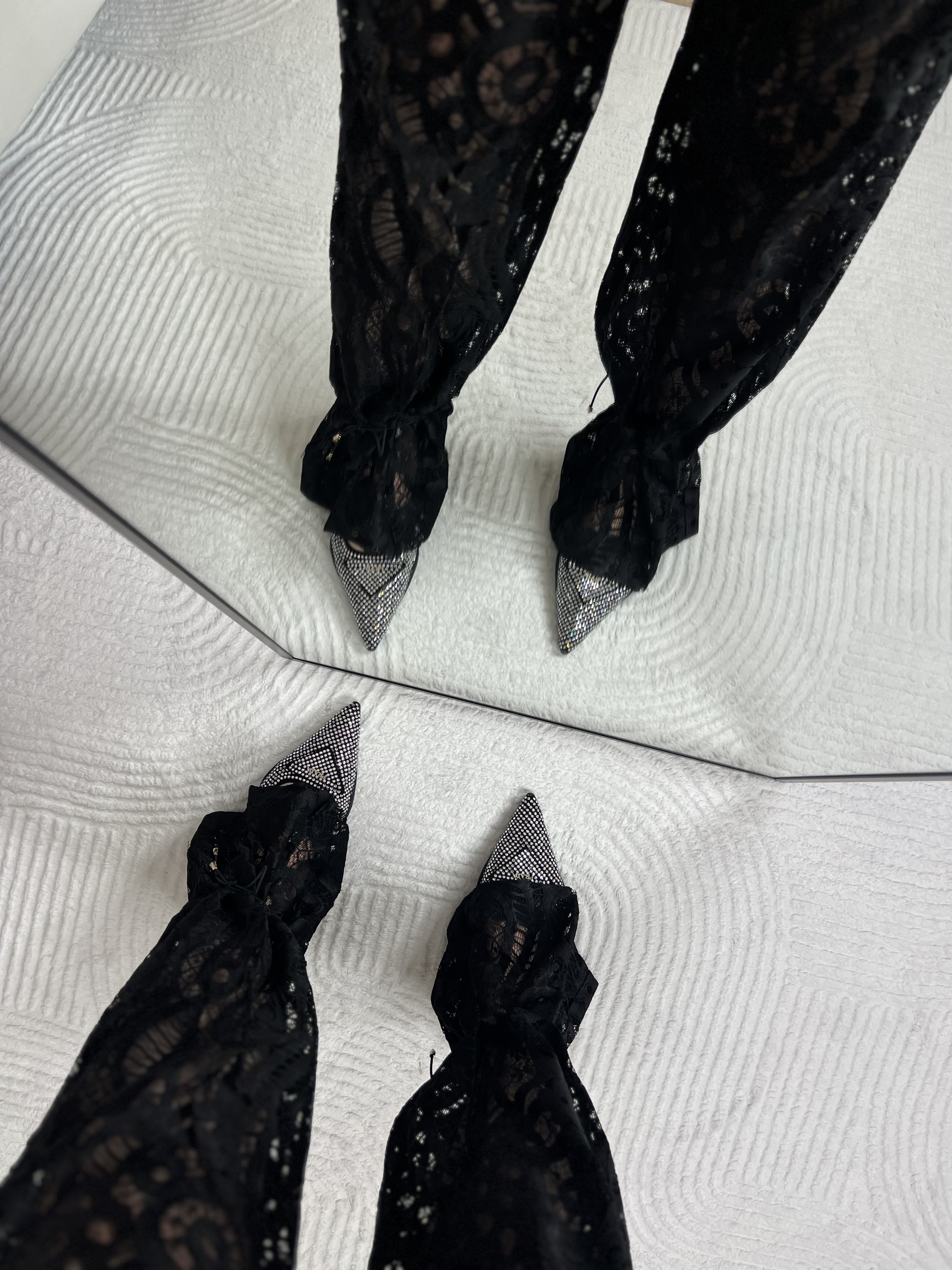 Premium Siyah dantelli takım thumbnail 7