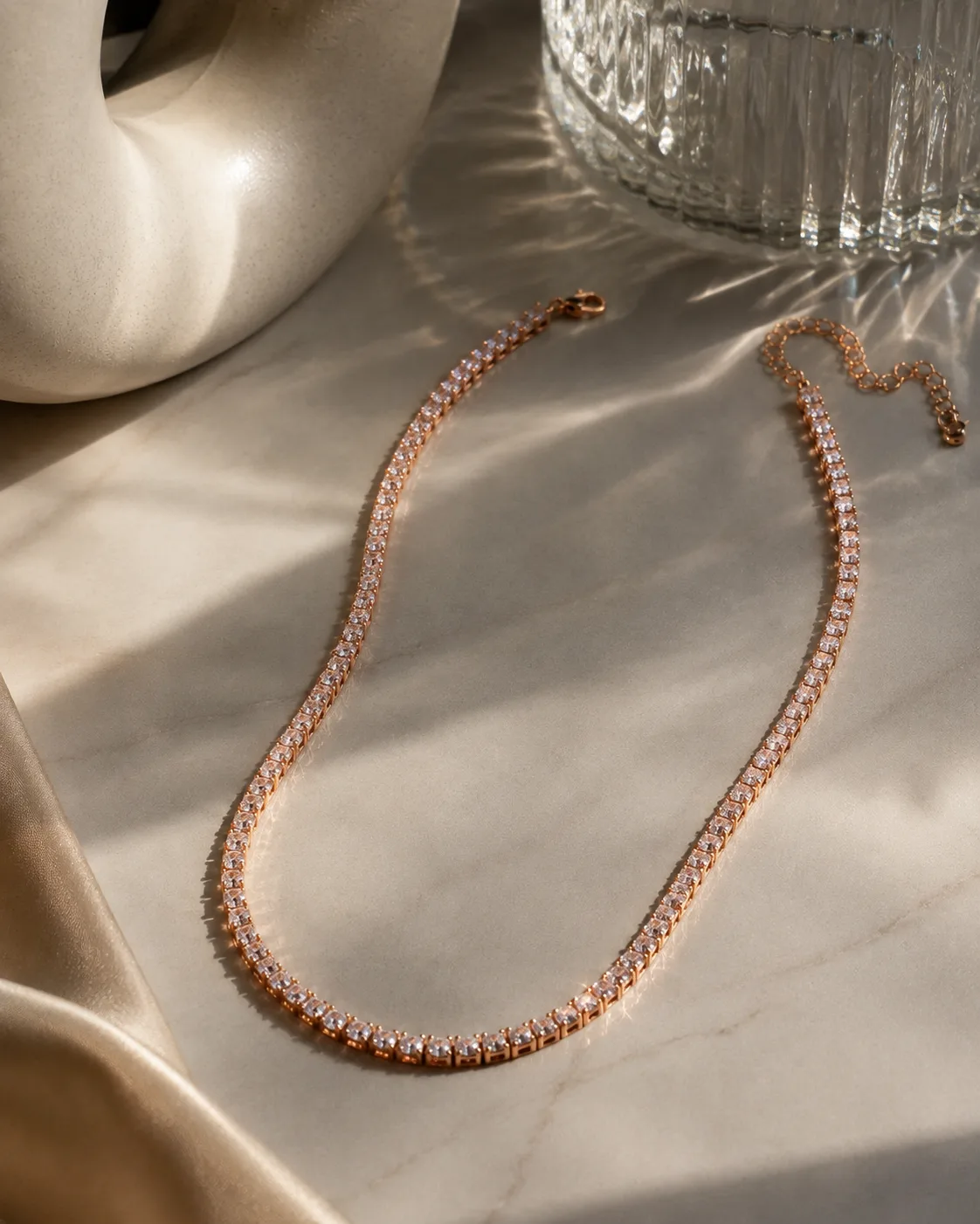Kristal gold kolye 2