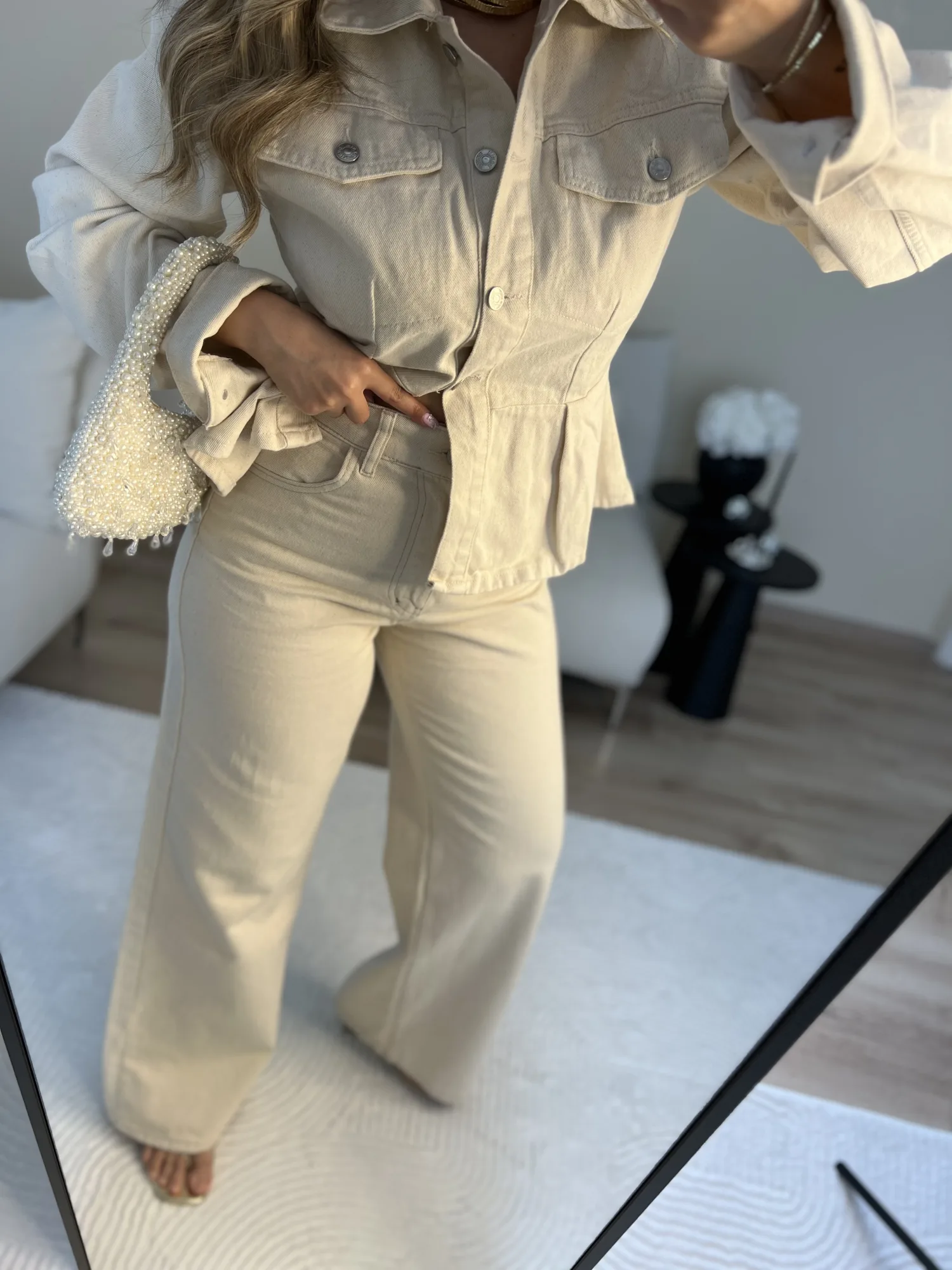 Ceket detaylı pantolon takım 4