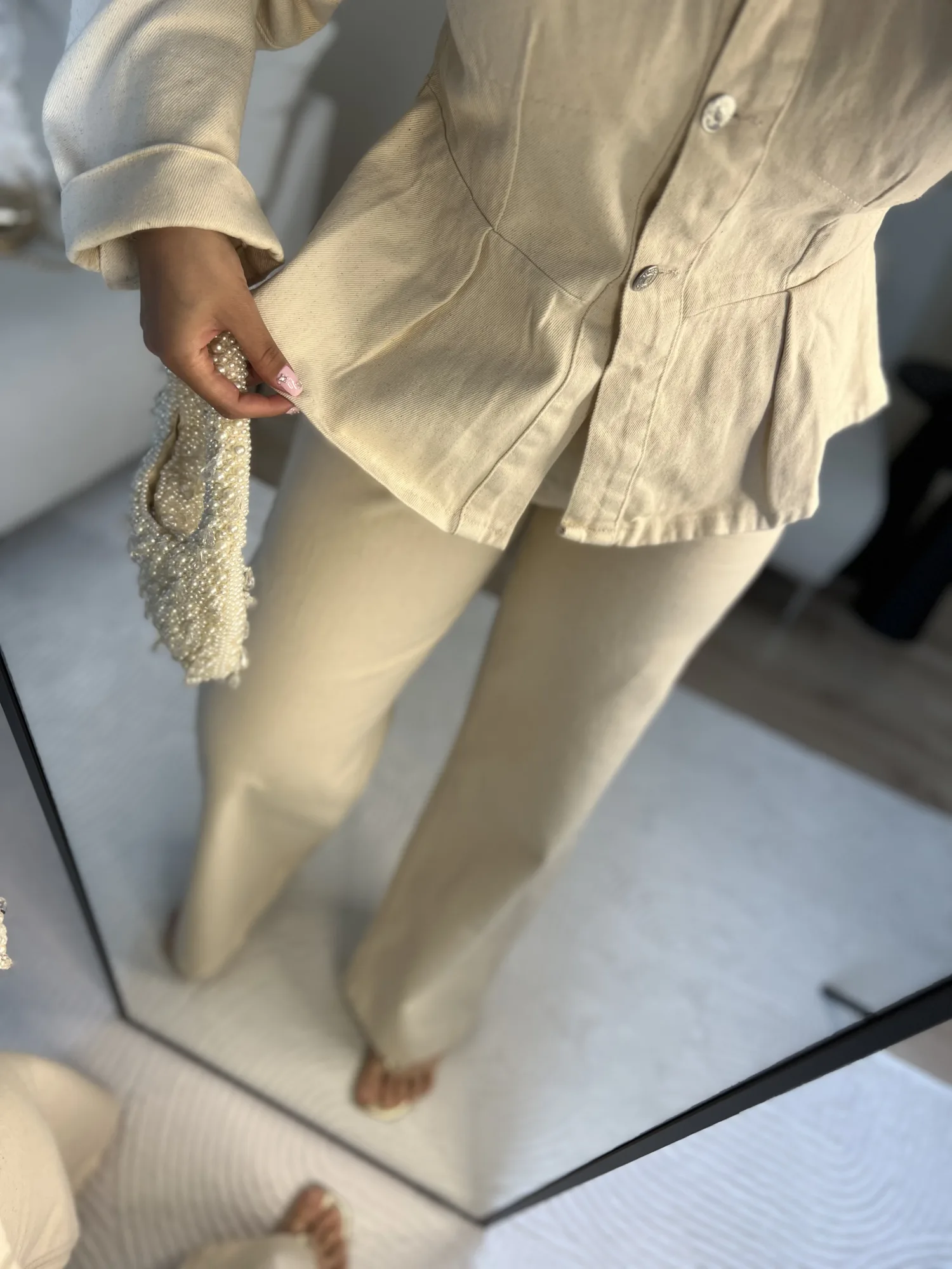 Ceket detaylı pantolon takım 6